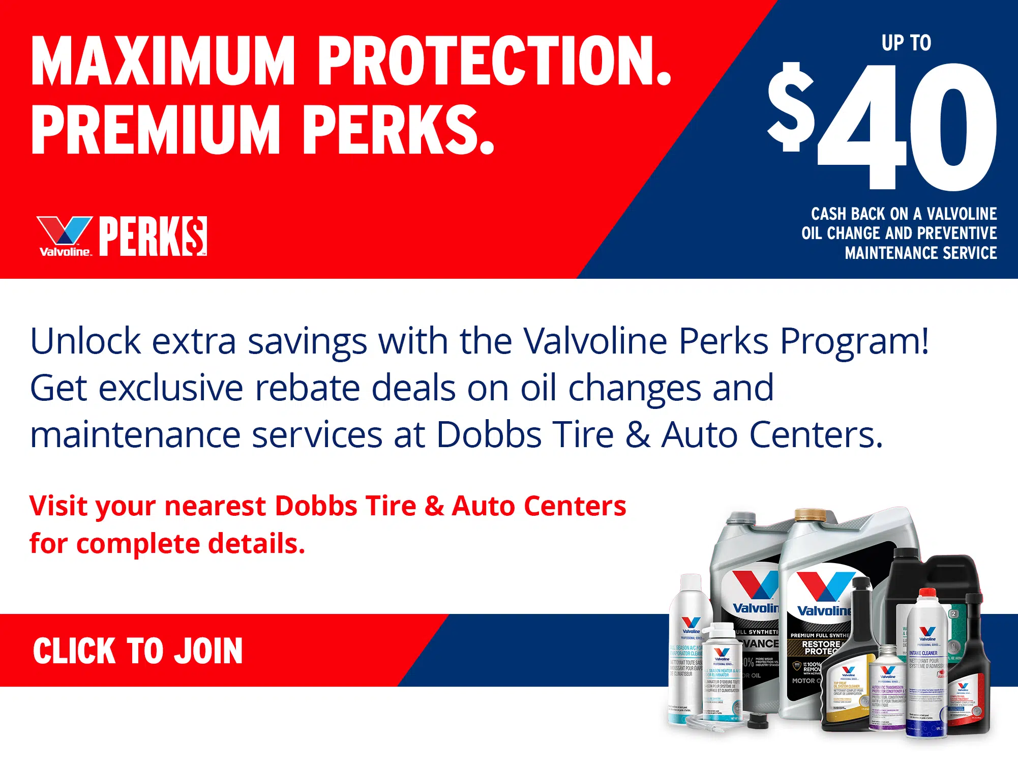 Dobbs Valvoline Perks
