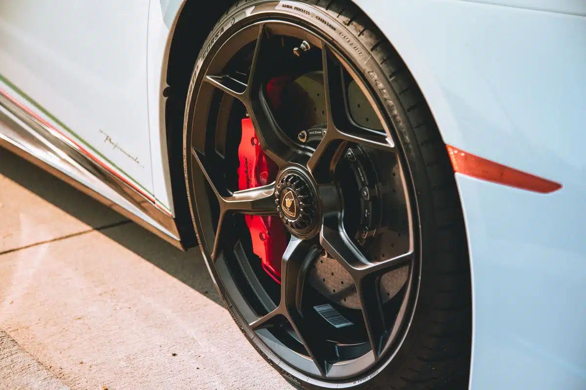 new brake pads on car