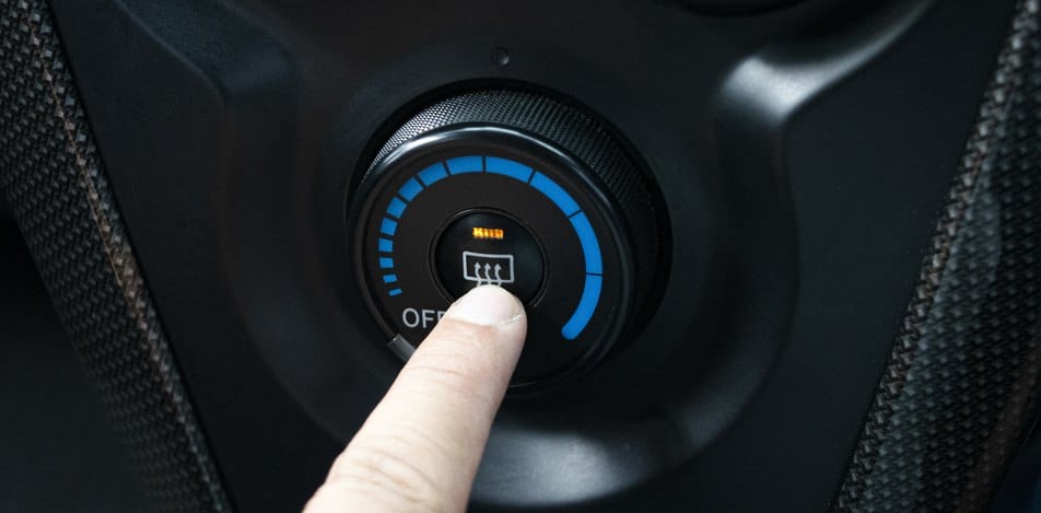 properly functioning defrost in vehicle