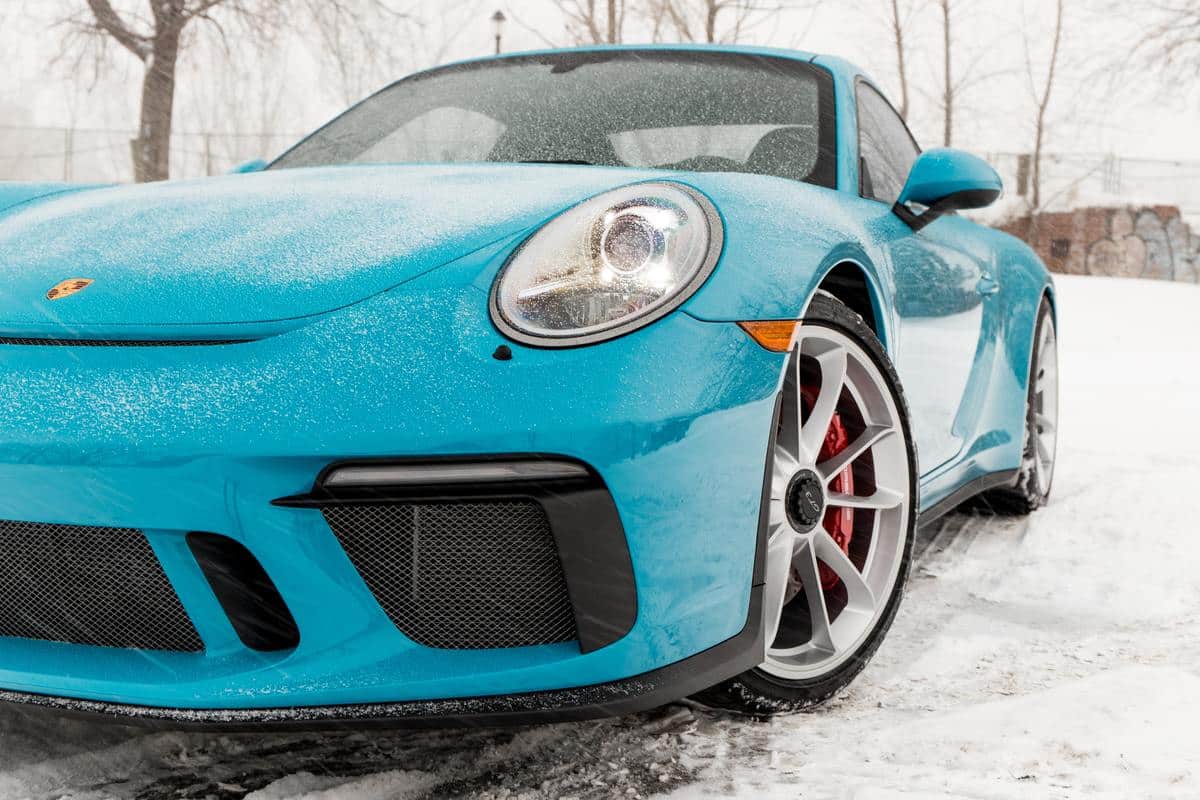 vehicle properly maintained during winter